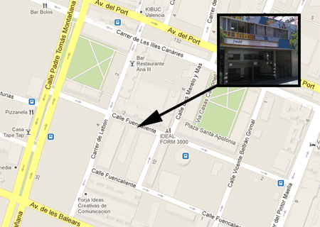 Mapa sede Fundar
